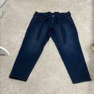 Chaps High Rise Dark Blue Jeans